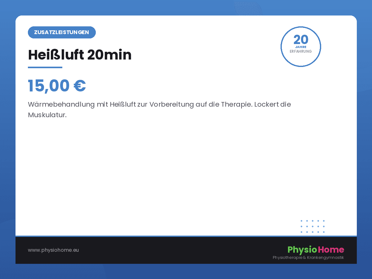 Heissluft 20min